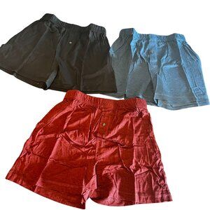 Texere Mens Bamboo Viscose & Cotton Boxer Shorts 3-Pack‎ Red/Blue/Black M